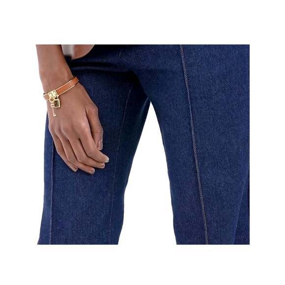 Fendi Master Key Brandy Leather Gold Medium - Picture 3 of 4